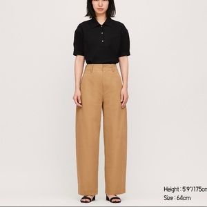 UNIQLO U Wide leg Curve Fit pants trousers